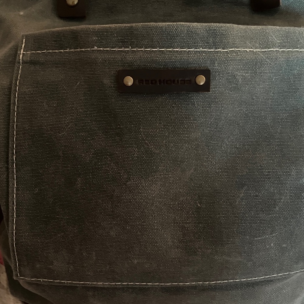 Red House Canvas Tote - Picture 2 of 12